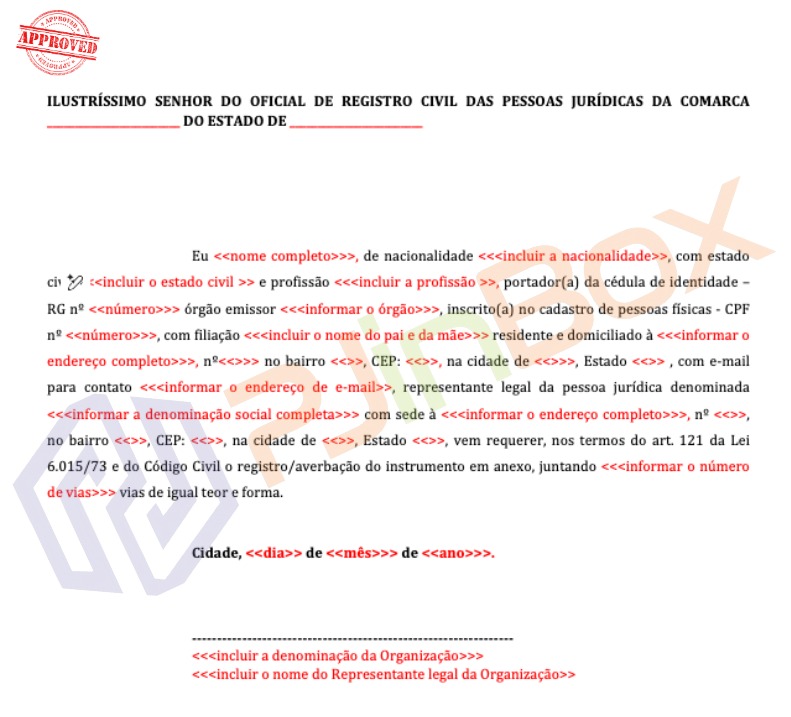 Instrumento de Fundação de Igreja Evangélica - Mandatos da Administração com prazos distintos - Imagem 5